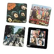 The Beatles Album Cover Coaster 4-Pack